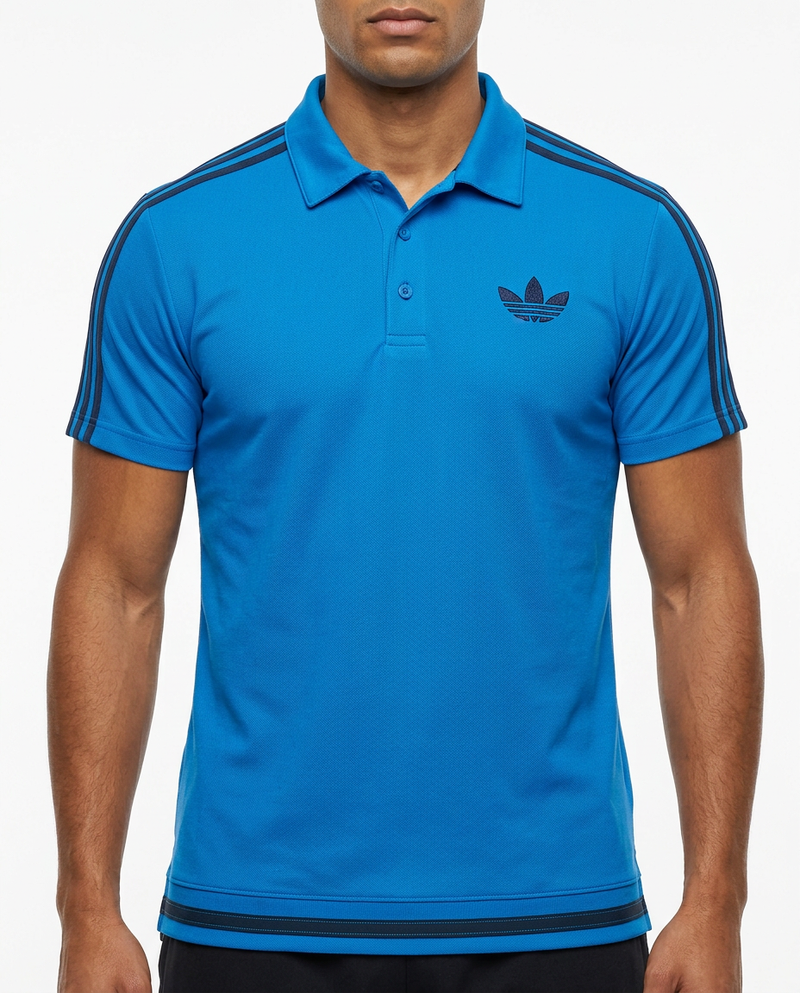 Polo Adidas Azul Eléctrico