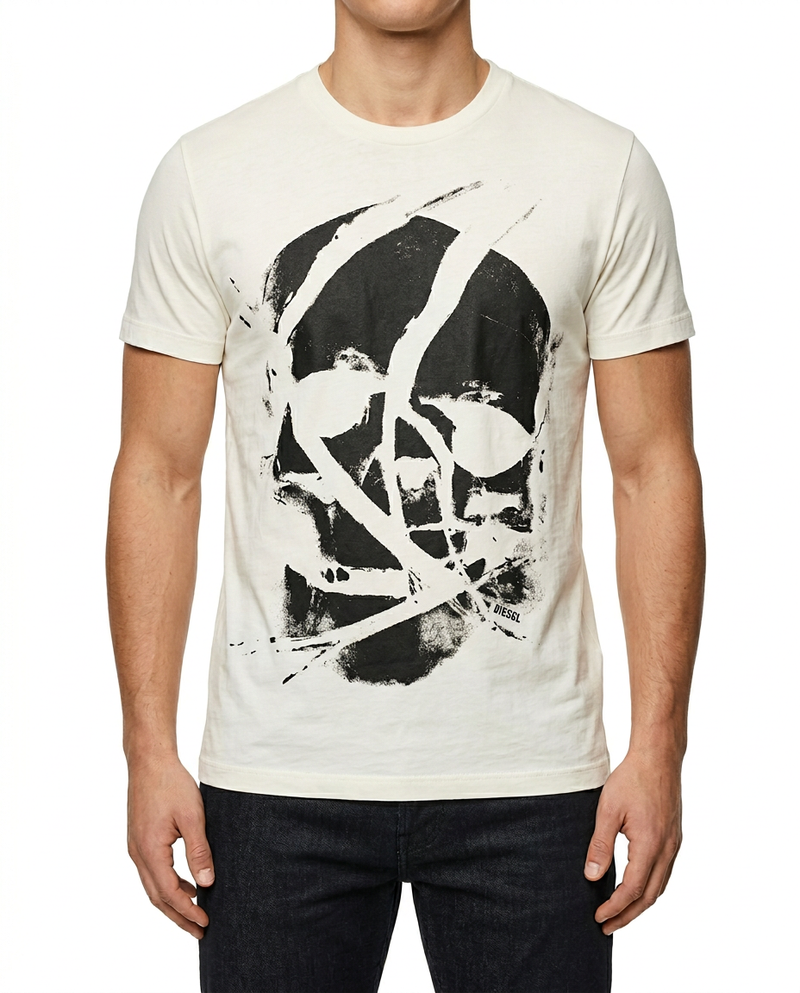 Camiseta Diesel Skull Stencil