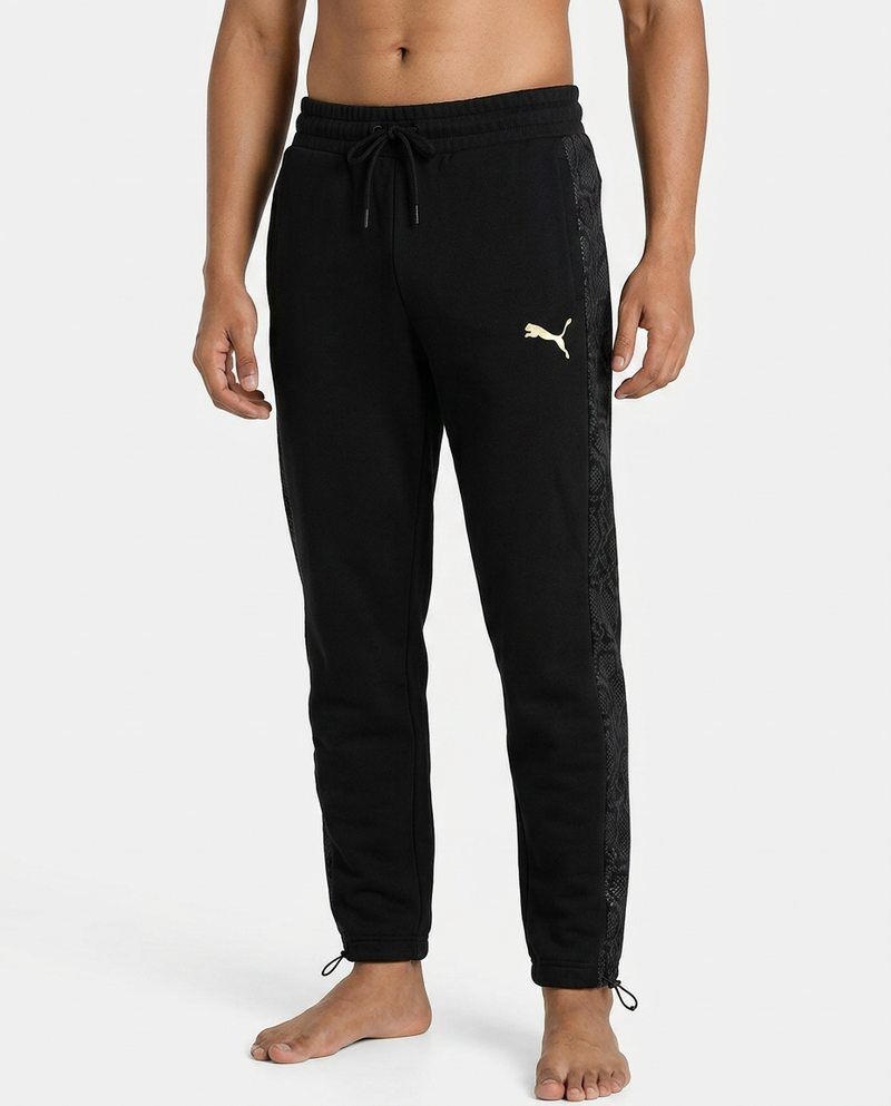 Puma Snake Panel Jogger — Black Gold Edition