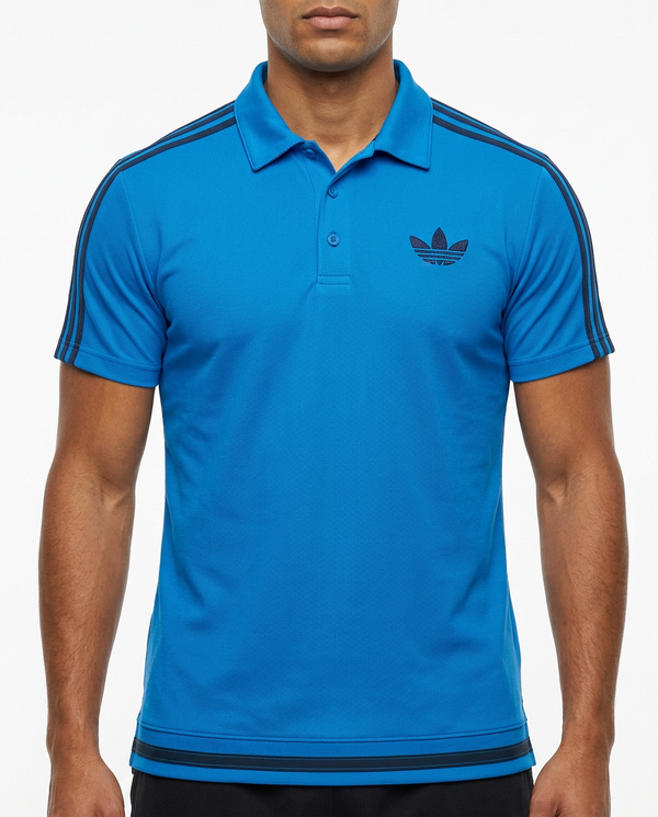 Polo Adidas Azul Eléctrico