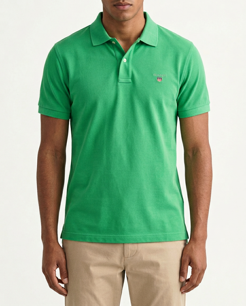 Polo Gant Verde Hombre